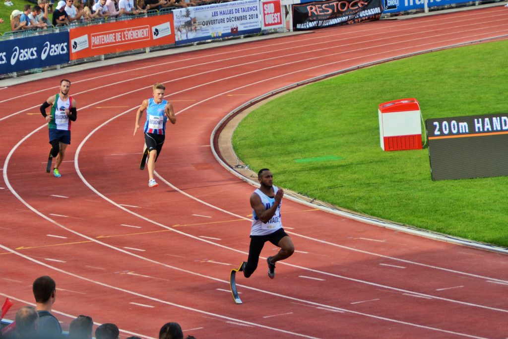 Décastar Athlétisme 200m handisport