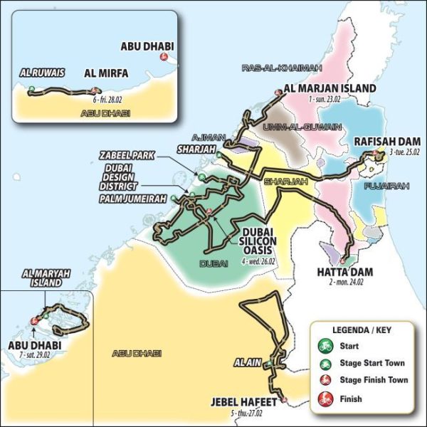 Une deuxième édition du UAE Tour sélective avec quelques changements