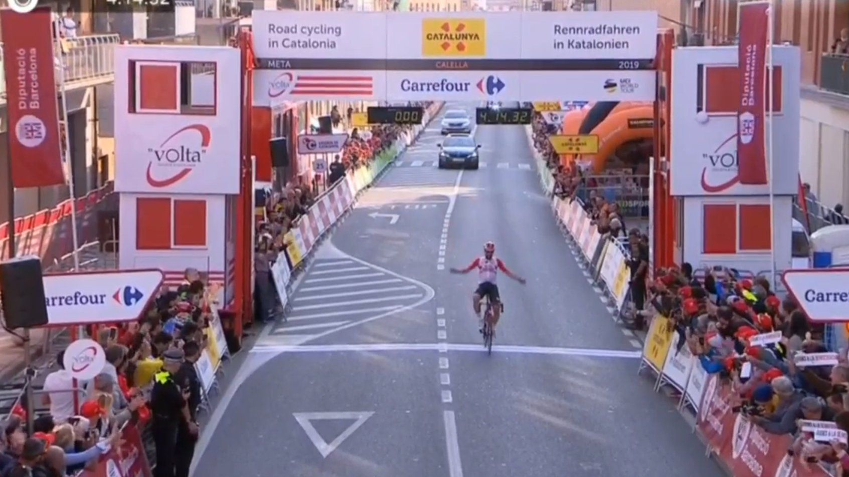 Thomas De Gendt surprend les sprinteurs en Catalogne