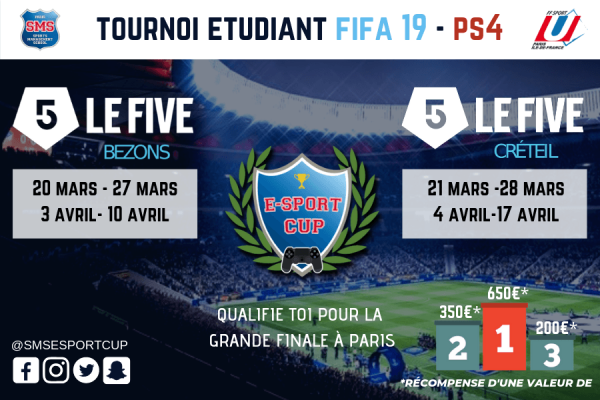 SMS E-SPORT CUP : un projet à l’initiative des étudiants, pour les étudiants