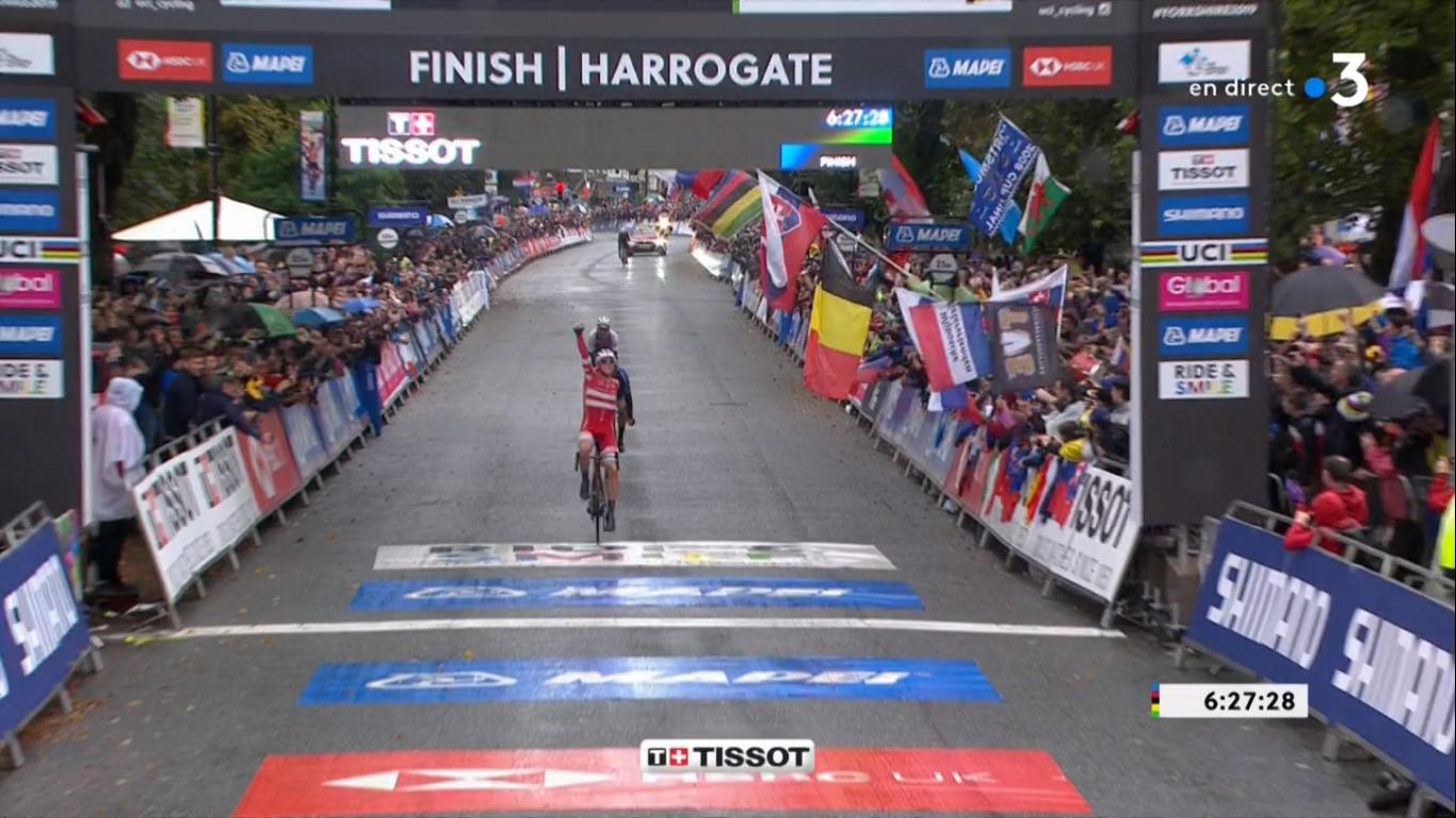 Mads Pedersen champion du monde au Yorkshire