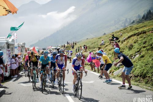 Gaudu emmène Thibaut Pinot vers les cimes du Tourmalet