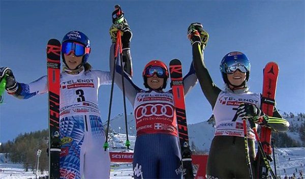 Frederica Brignone et Petra Vlhova inséparables à Sestrières