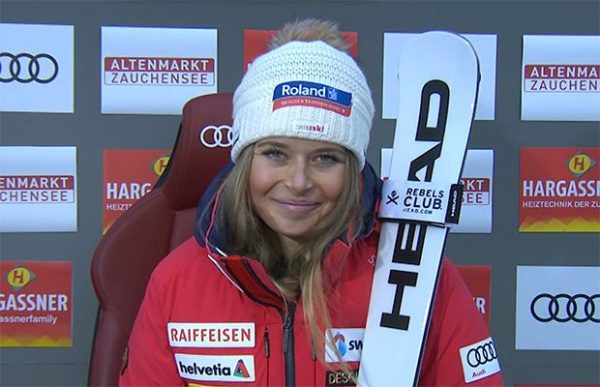 La première de Corinne Suter