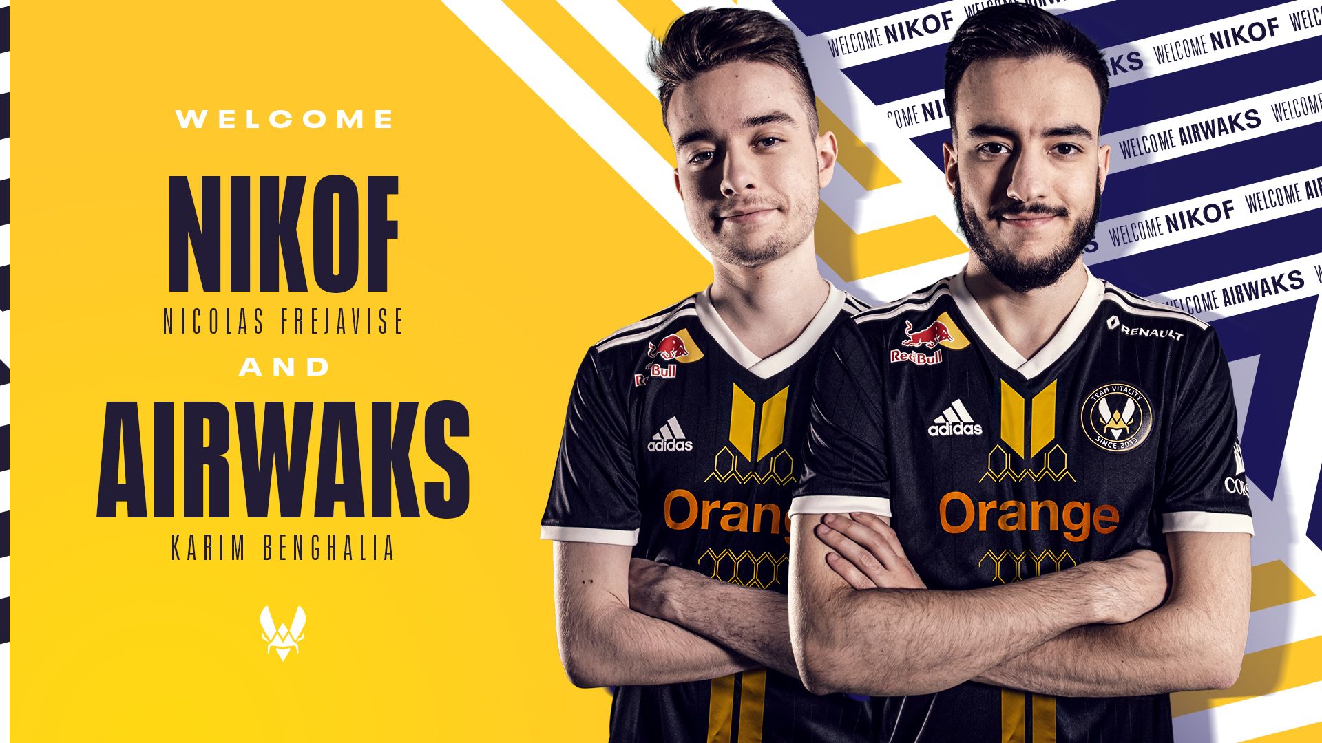 OFFICIEL : Nikof et Airwaks quittent Solary pour Vitality