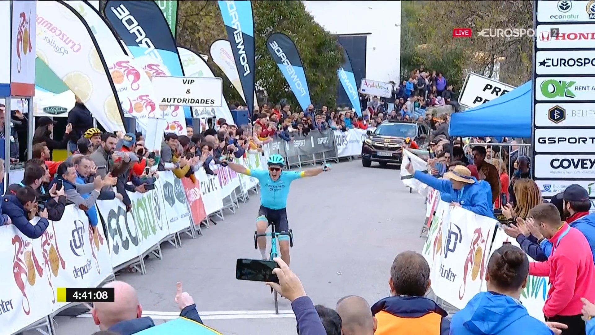 Jakob Fuglsang gagne la première étape du Tour d’Andalousie