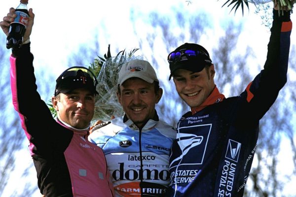 Paris-Roubaix 2002 : la passation entre Museeuw et Boonen