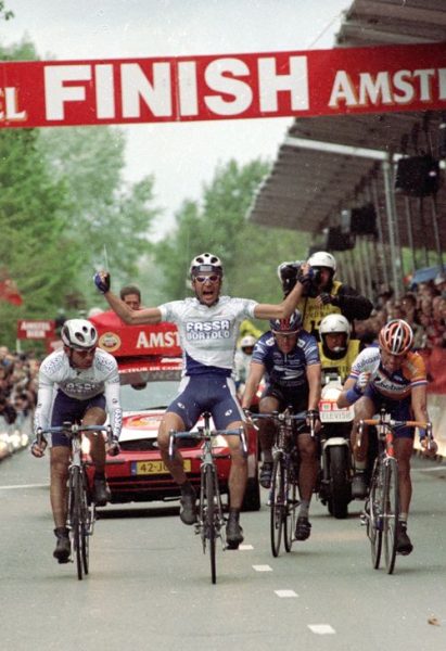 Amstel Gold Race 2002 – Michele Bartoli règle un quatuor