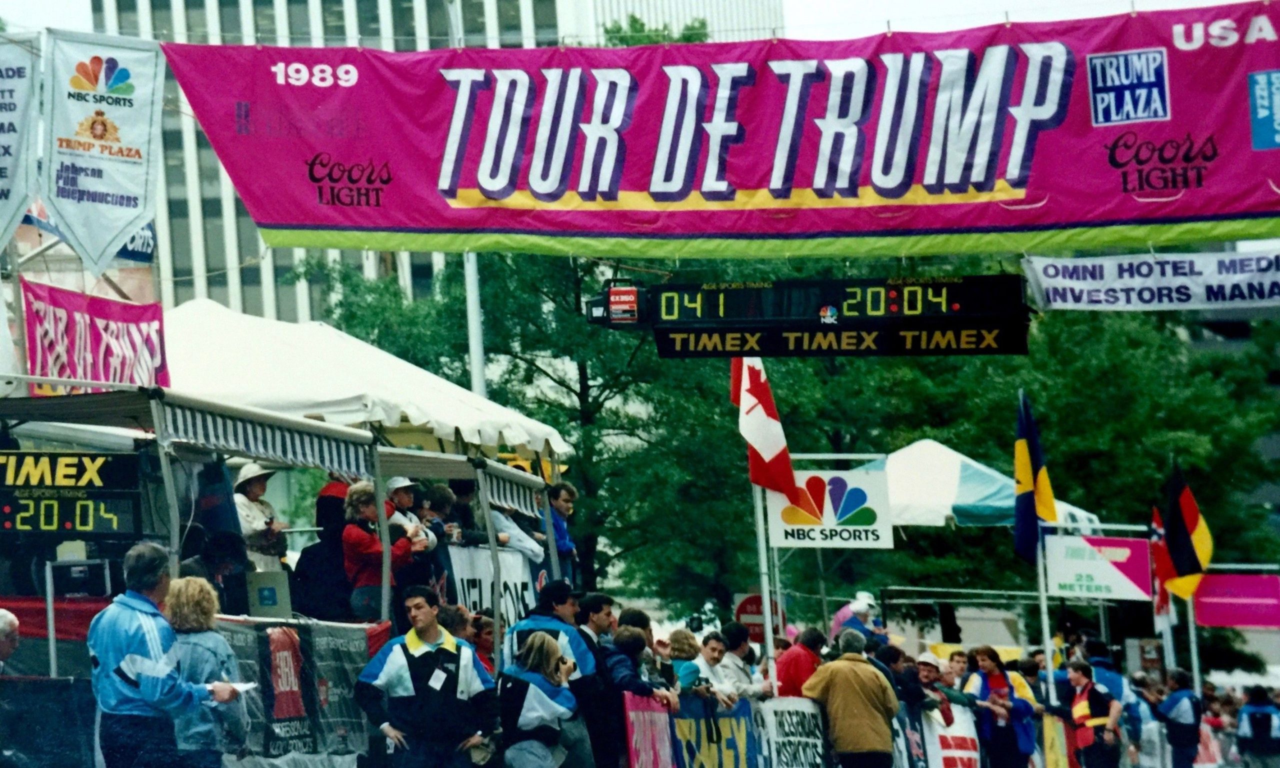 Rétro : Quand Trump avait sa propre course cycliste