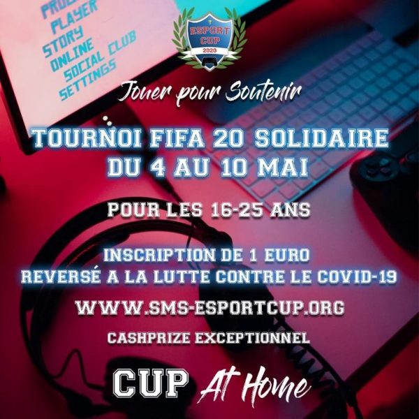 La SMS ESPORT CUP revient en version online et solidaire