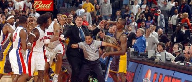 La rétro basket : La bagarre du Palace d’Auburn Hills