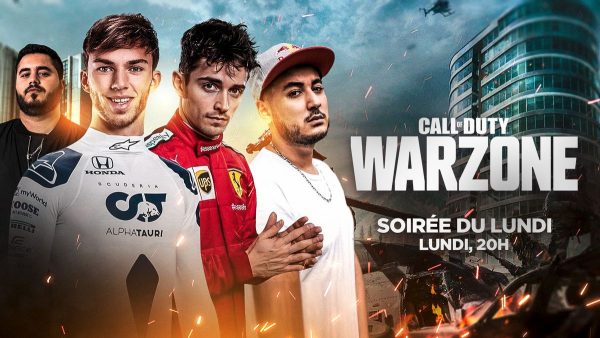 Charles Leclerc et Pierre Gasly invités chez Gotaga