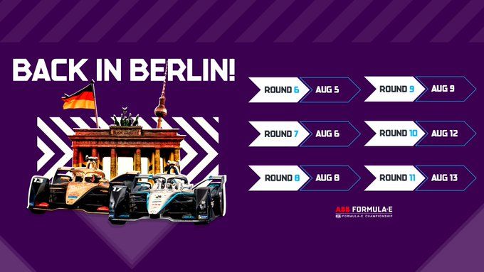 Formule E – Fin du championnat à Berlin avec 6 courses !