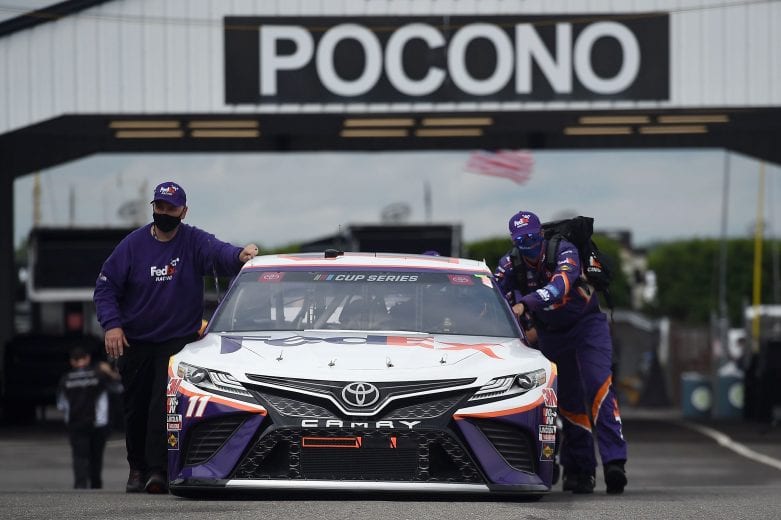 Pocono 350 : Hamlin répond à Harvick