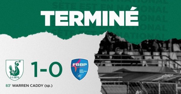 National (J10) : le FC Sète confirme à domicile en venant à bout du FBBP 01