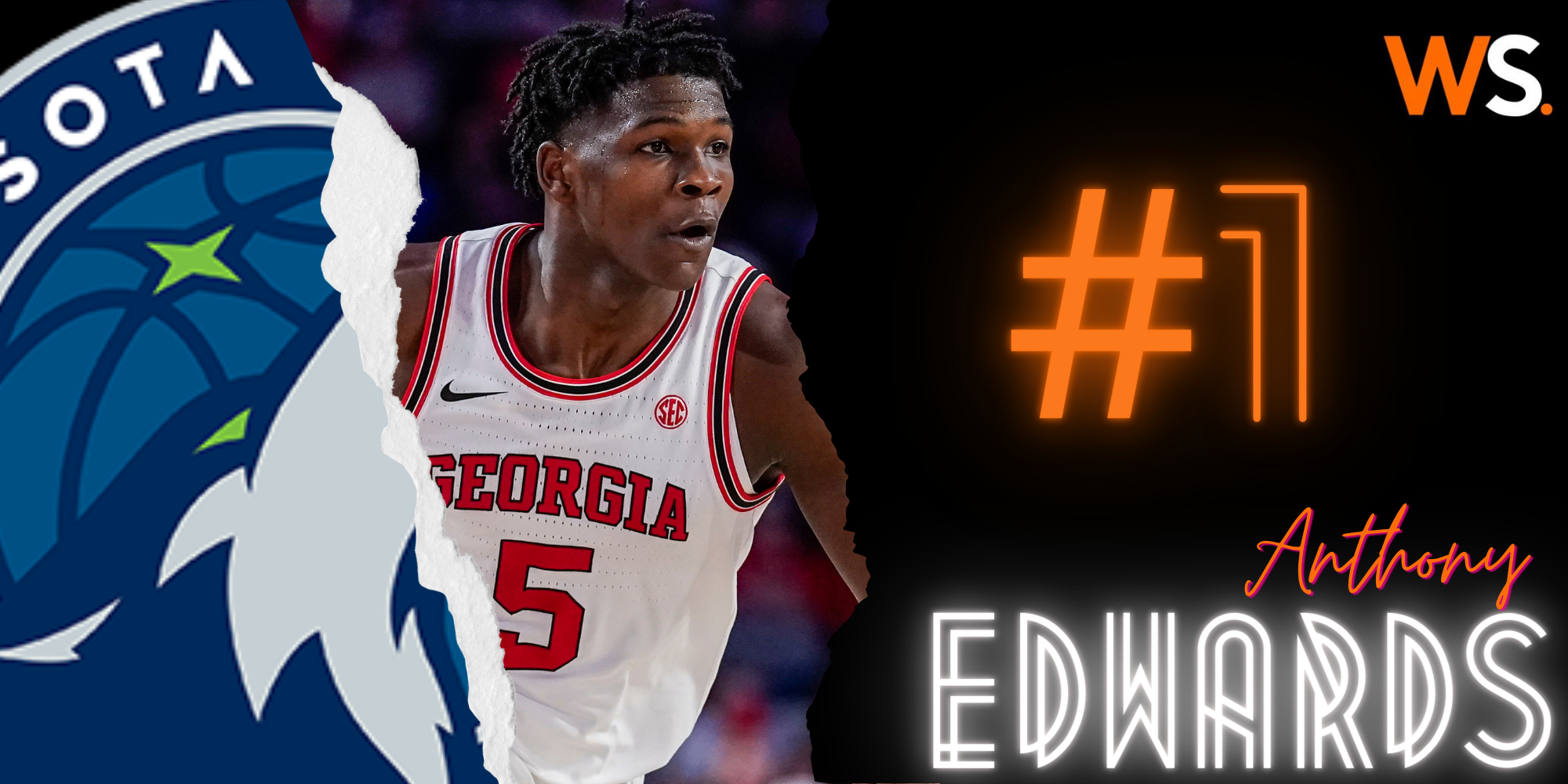 Draft NBA : Anthony Edwards sélectionné en première position par les Timberwolves