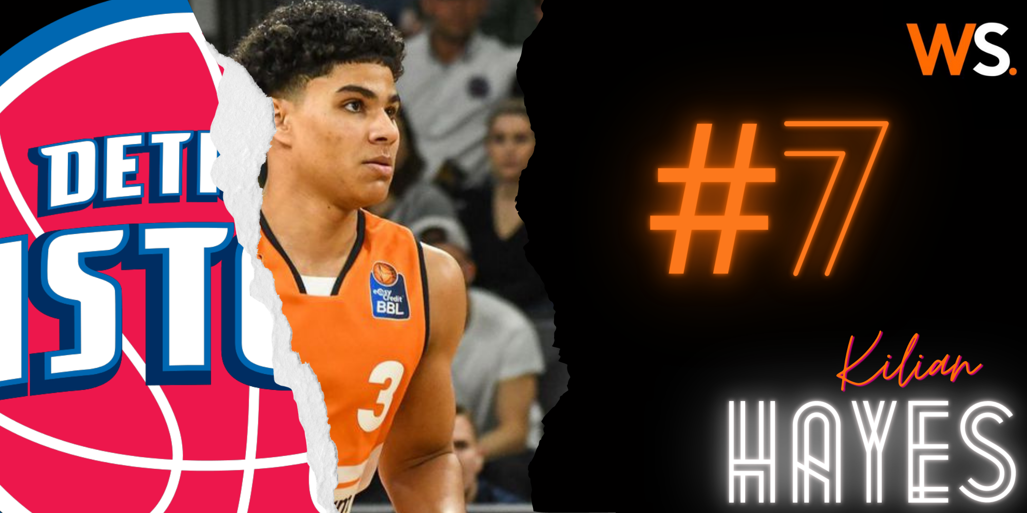 Draft NBA : Killian Hayes sélectionné en septième position par les Pistons