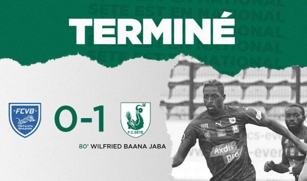 National (J11) : Sète s’impose pour la première fois de la saison à l’extérieur