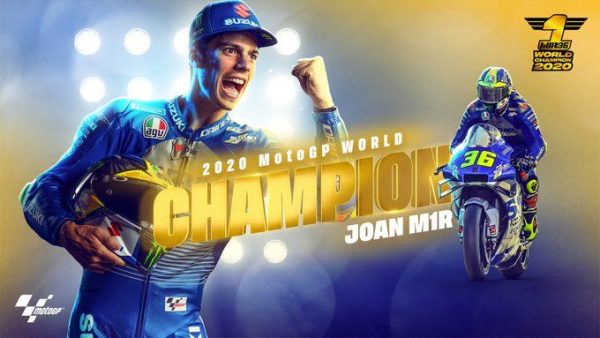 Moto GP – Grand Prix de Valence – Joan Mir champion du monde !
