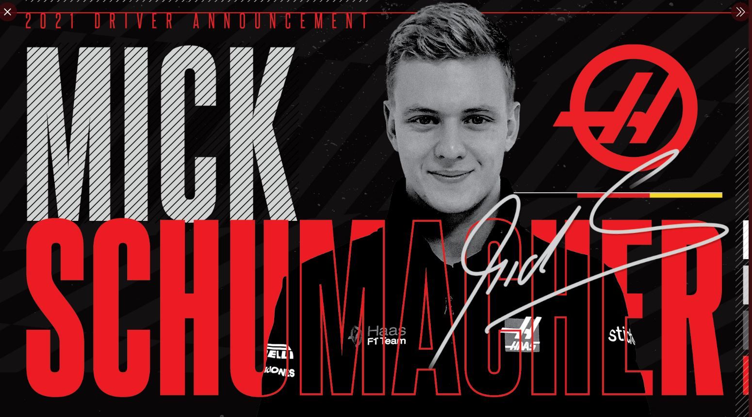 F1 – Mick Schumacher chez Haas en 2021