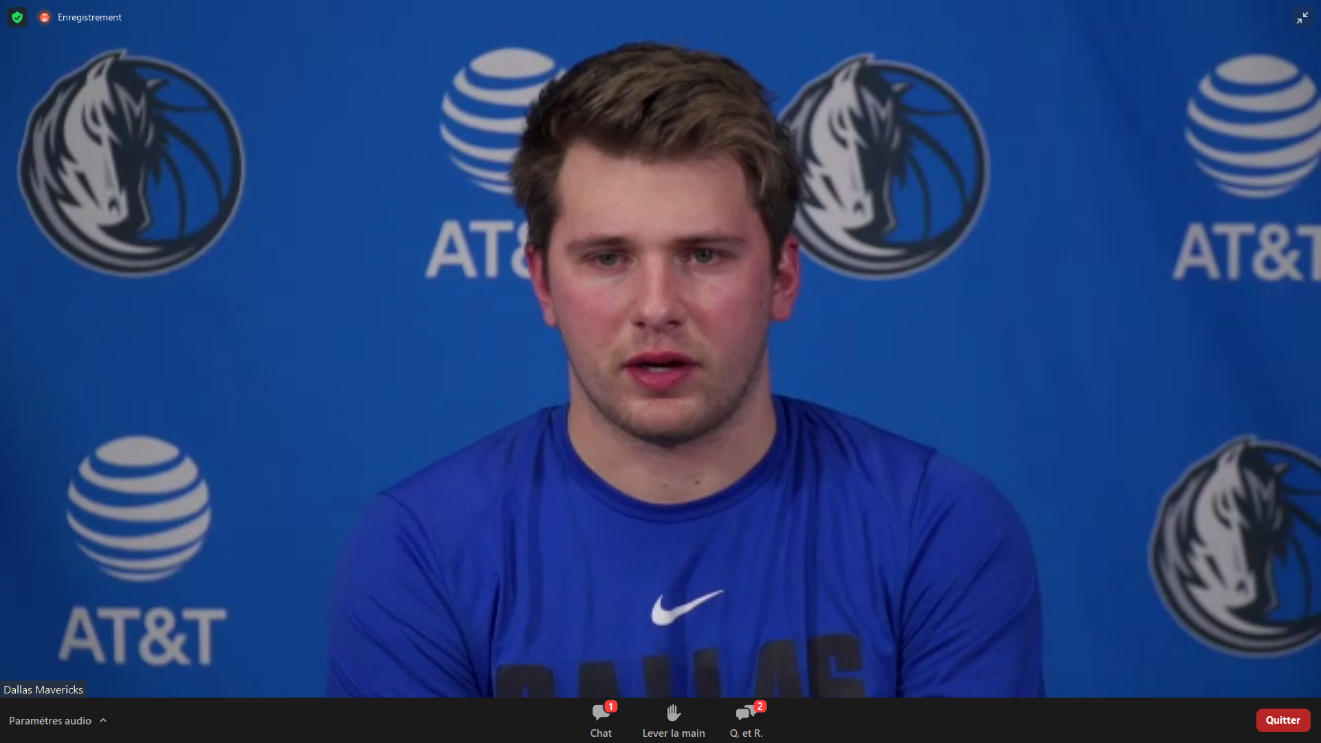 Media day chez les Mavericks : Luka Doncic, Josh Richardson et Rick Carlisle