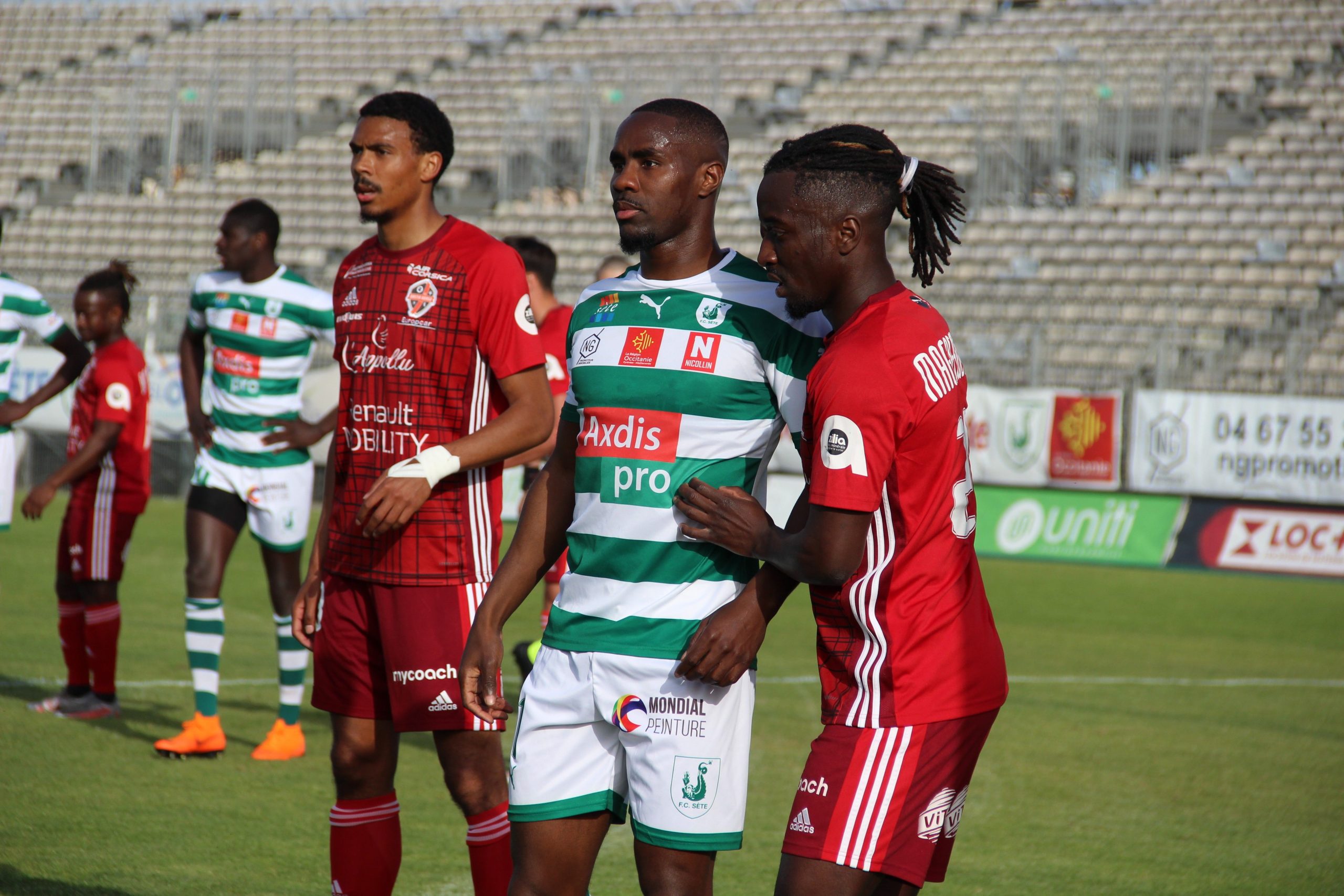 National (J28) : Sète et Bastia-Borgo se séparent sur un score de parité