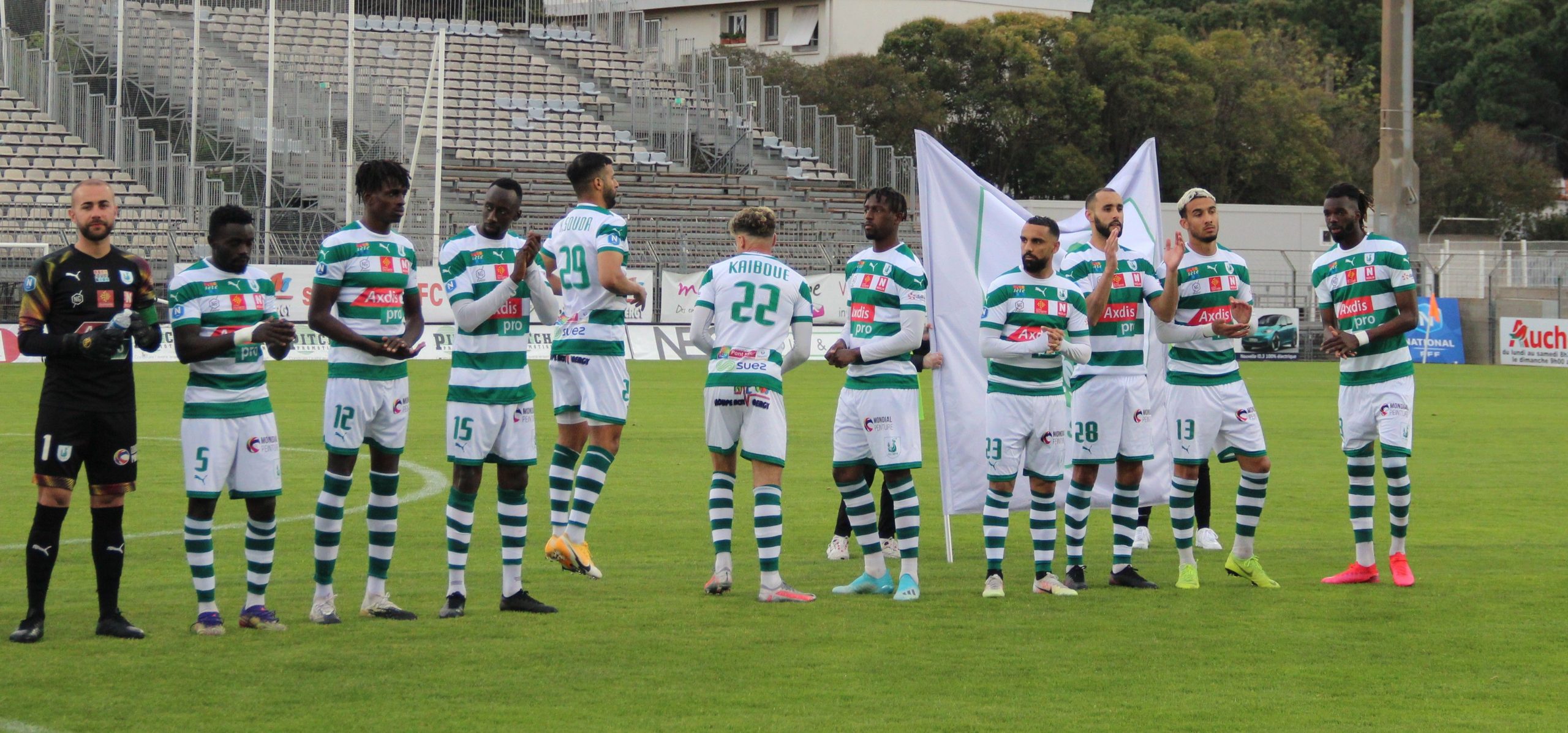 Le 11 de Sète vainqueur face à Laval © Giani Moreno