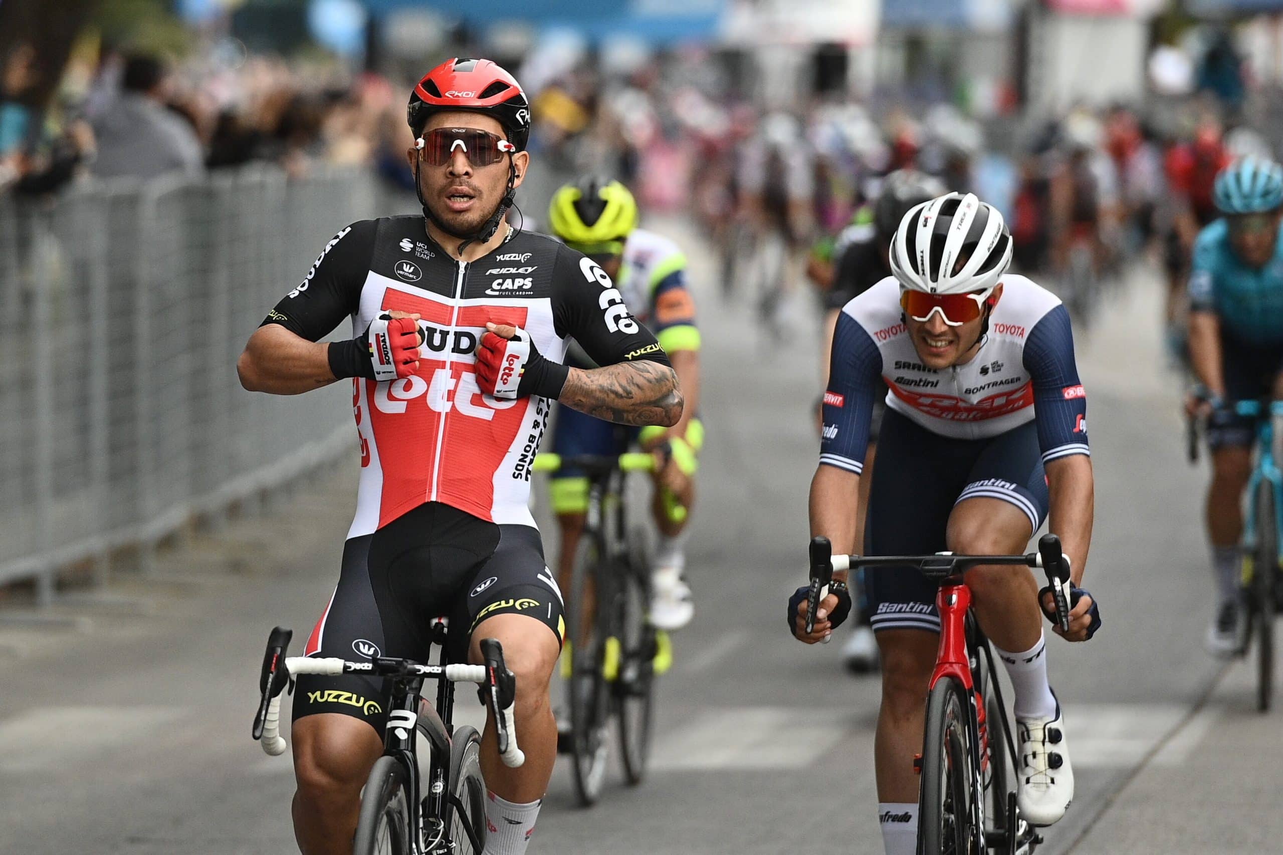 Giro – étape 7 : analyse du récital de Caleb Ewan