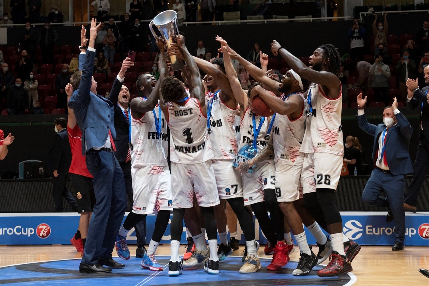 L’AS Monaco remporte l’EuroCup et rentre dans l’Histoire