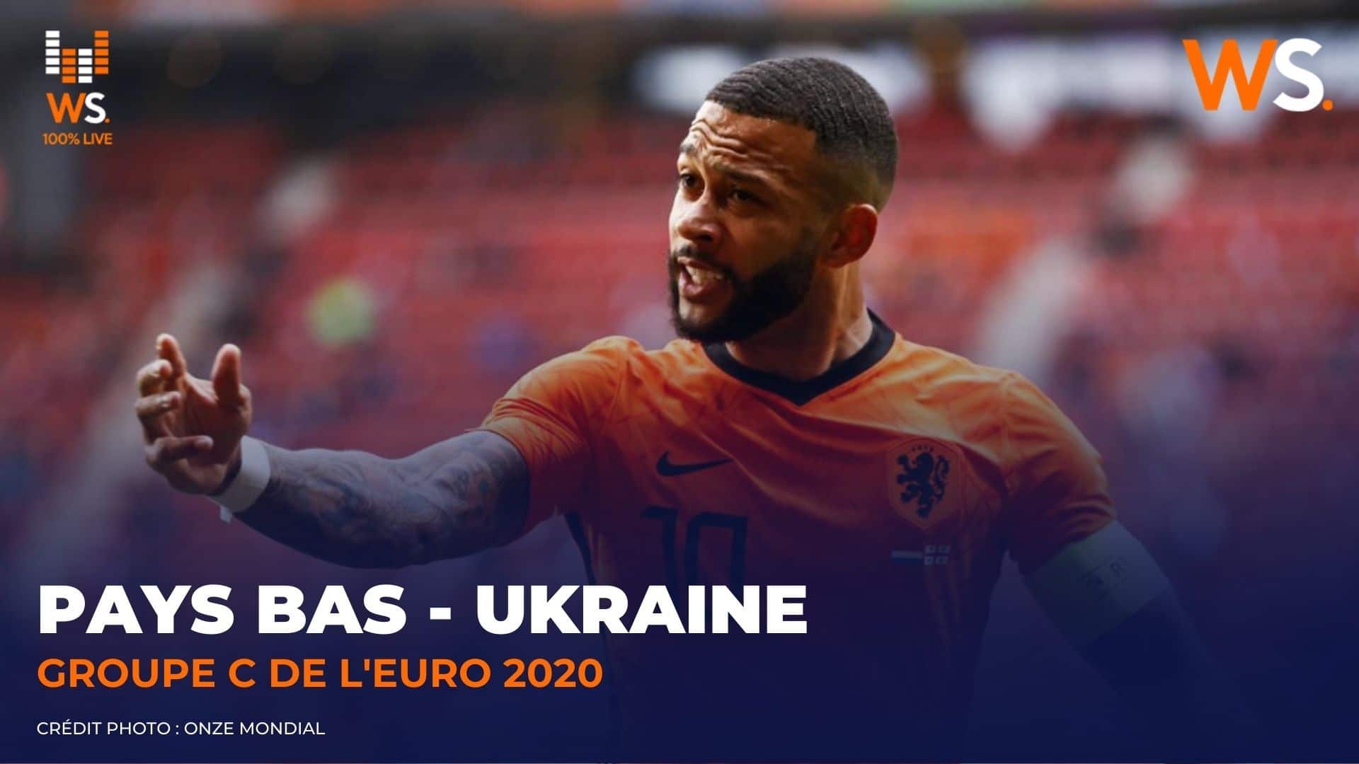 Suivez Pays-Bas / Ukraine en direct sur 100% Live !