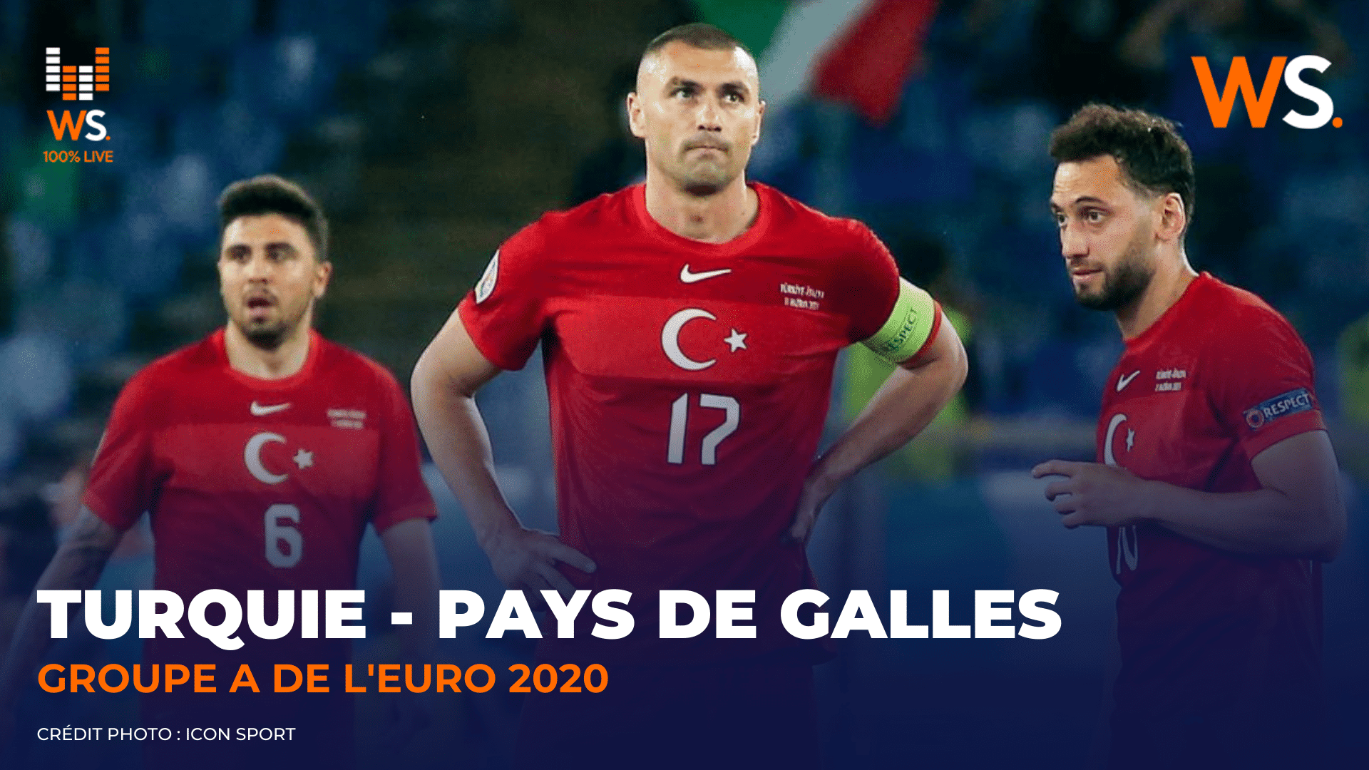 Football – Suivez Turquie / Pays de Galles en direct sur 100% Live !