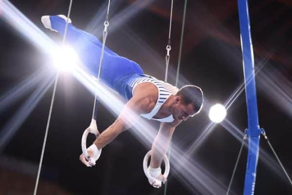 JO – Gymnastique artistique : Samir Aït Saïd au pied du podium