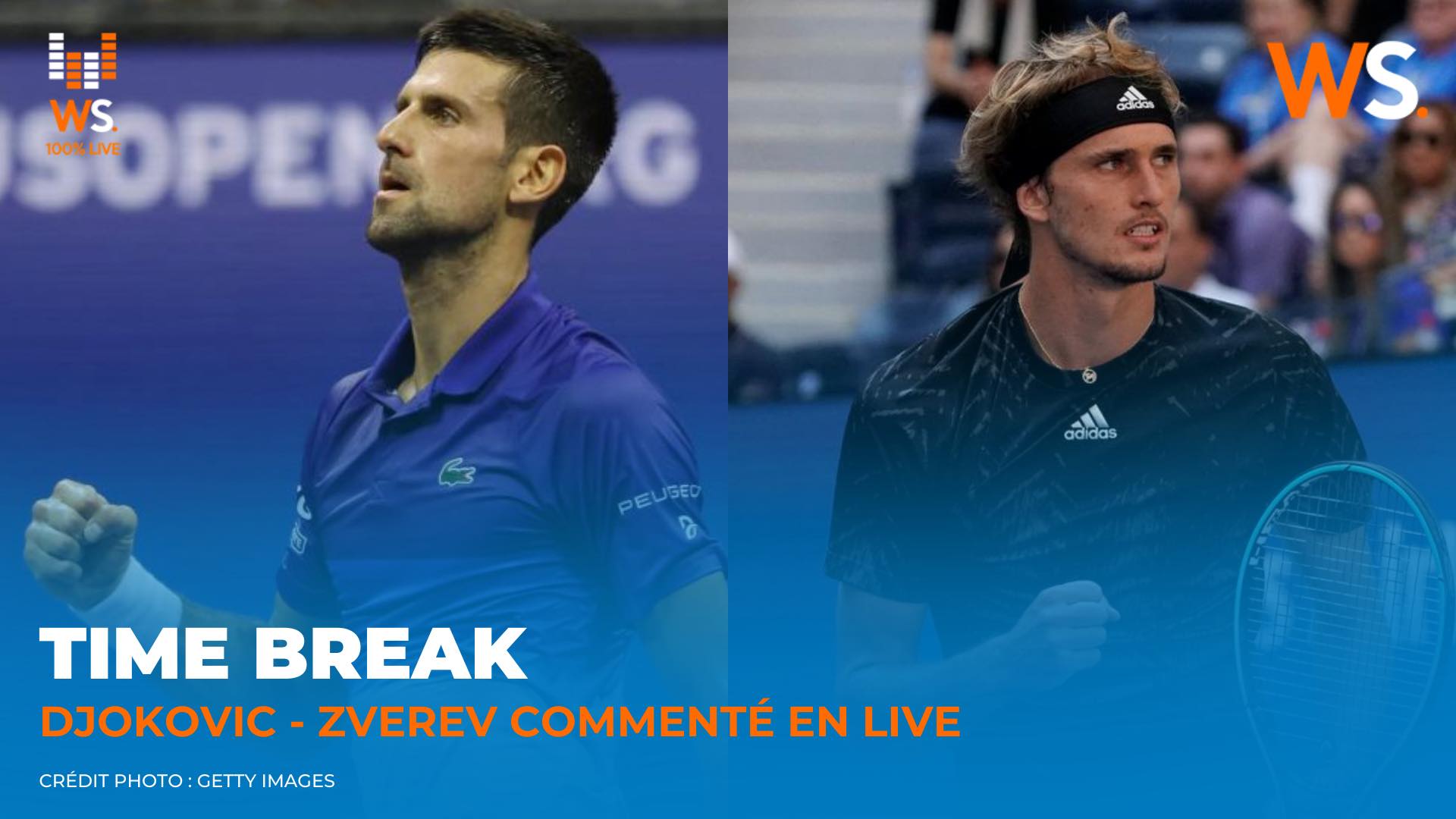 Suivez en direct la demi-finale entre Djokovic et Zverev à l’US Open sur We Sport
