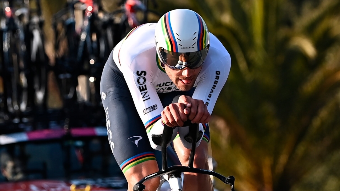 Pourquoi la voiture de l’équipe de Filippo Ganna était-elle remplie de vélos de rechange ?