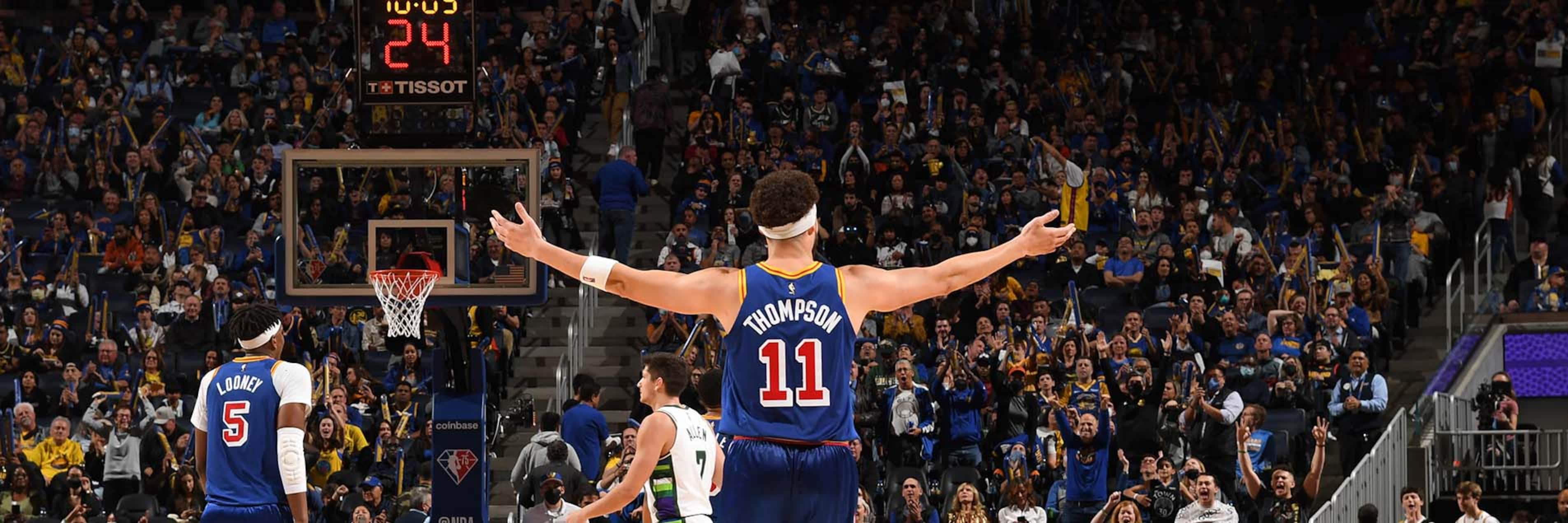 NBA – Klay Thompson porte les Warriors avec 38 points !