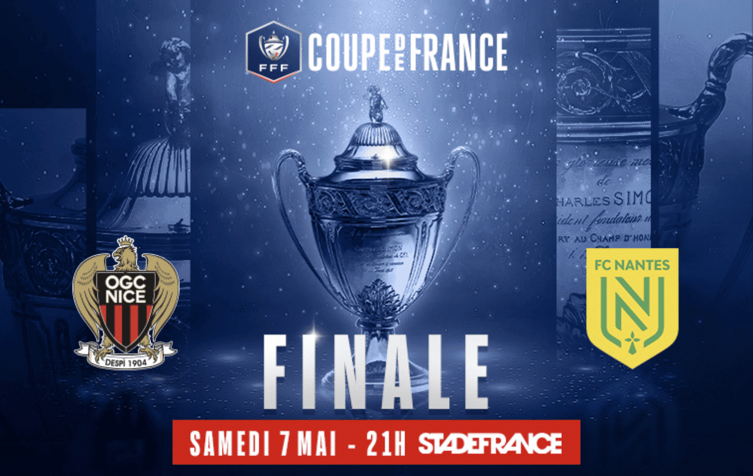 Coupe de France : Nice  Nantes, une finale pour l’histoire