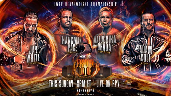 Jay White vs Hangman Page vs Okada vs Adam Cole
