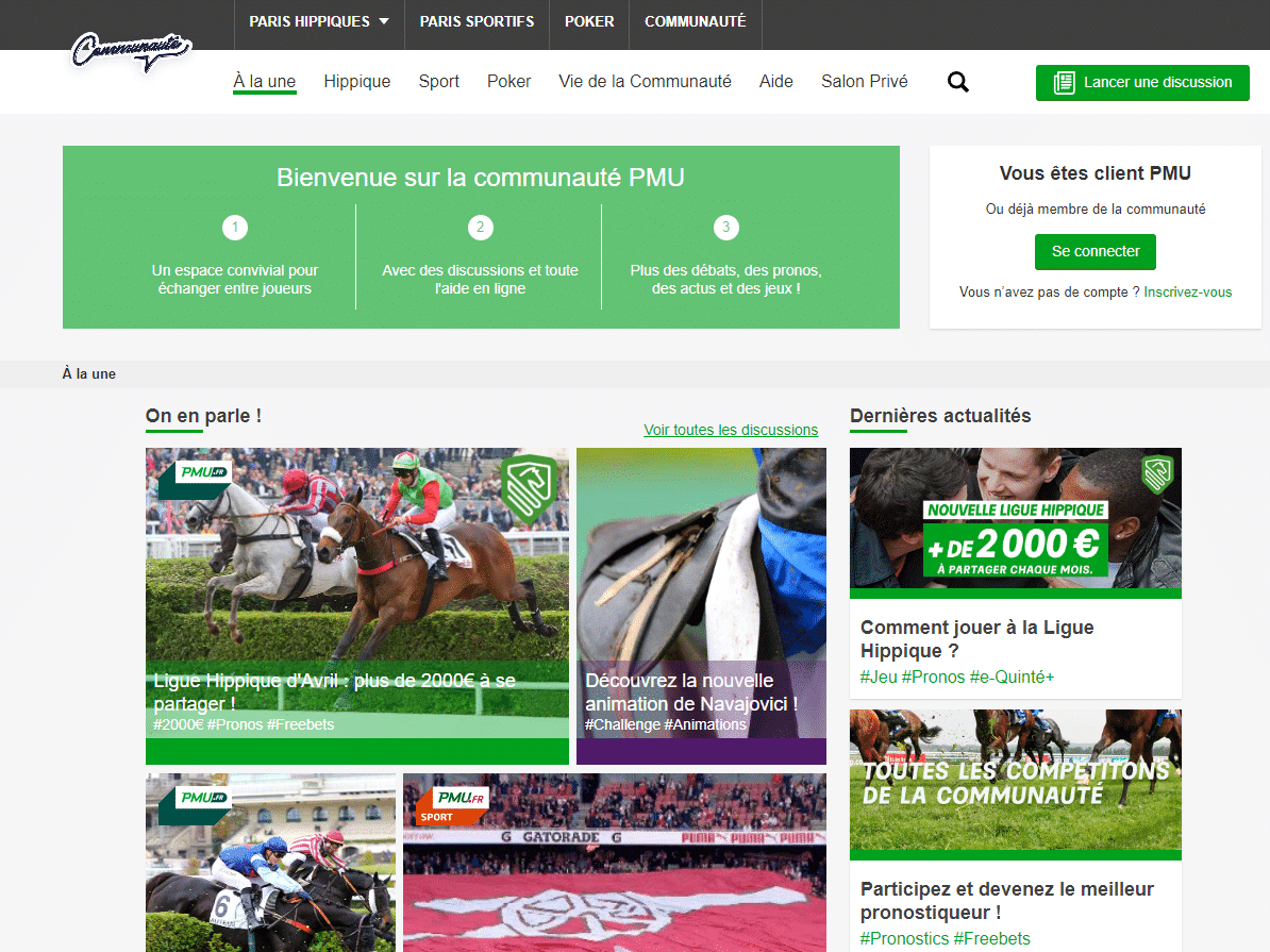 Qu’est-ce que la communauté PMU en 2025 ?