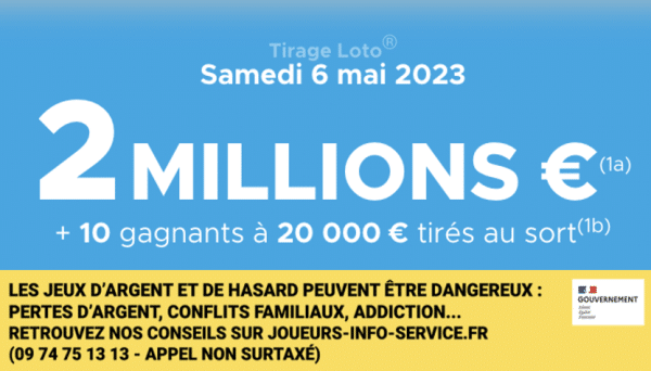 Loto du samedi 6 mai 2023 : heure du tirage, gains et pronostic