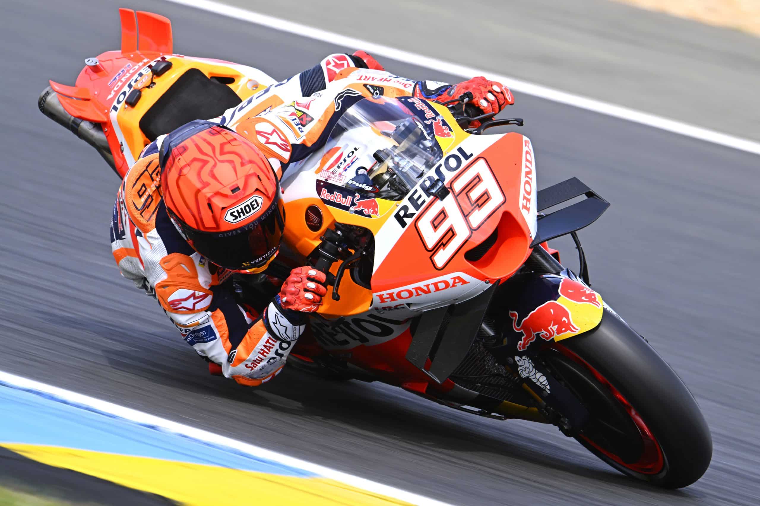 Marc Marquez retour presque gagnant au Mans