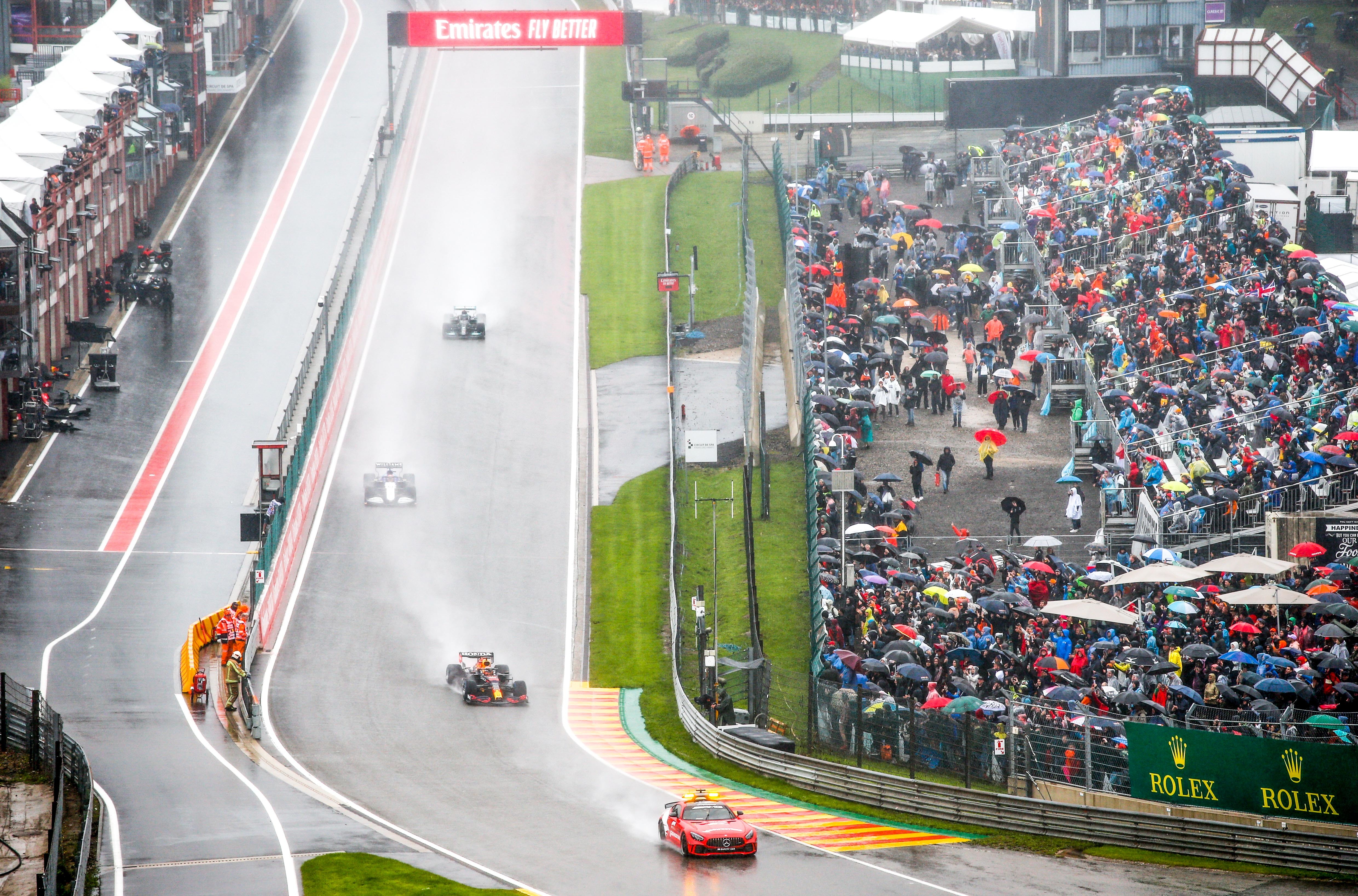 F1 : Que de la pluie ! Le bulletin météo du GP de Belgique