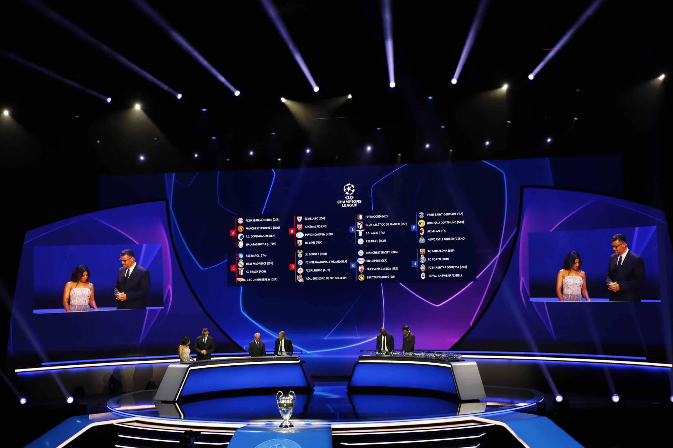 Ligue des Champions : le classement en direct des groupes