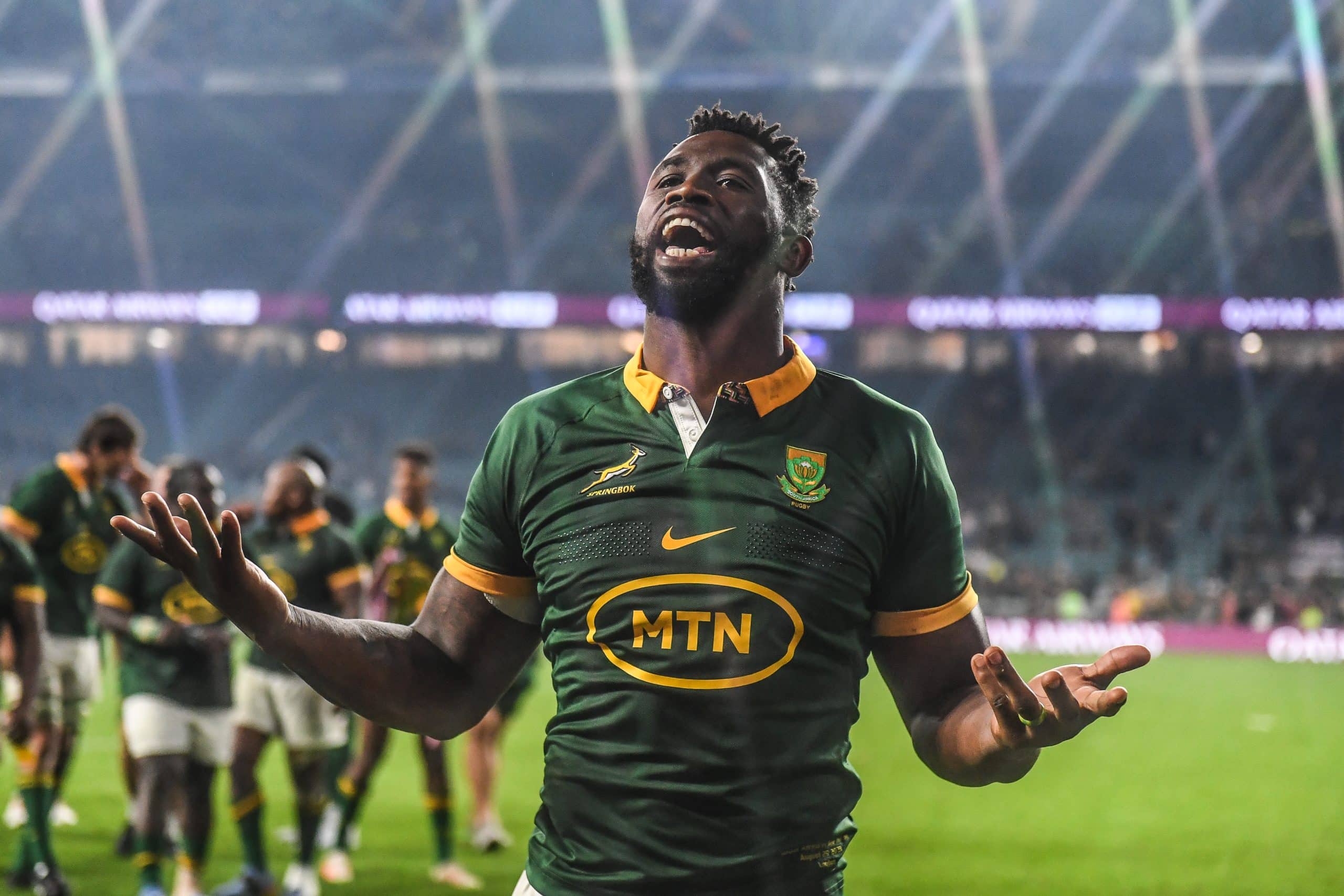 Coupe du Monde Rugby : un Springbok se fait un plaisir de jouer au Vélodrome !