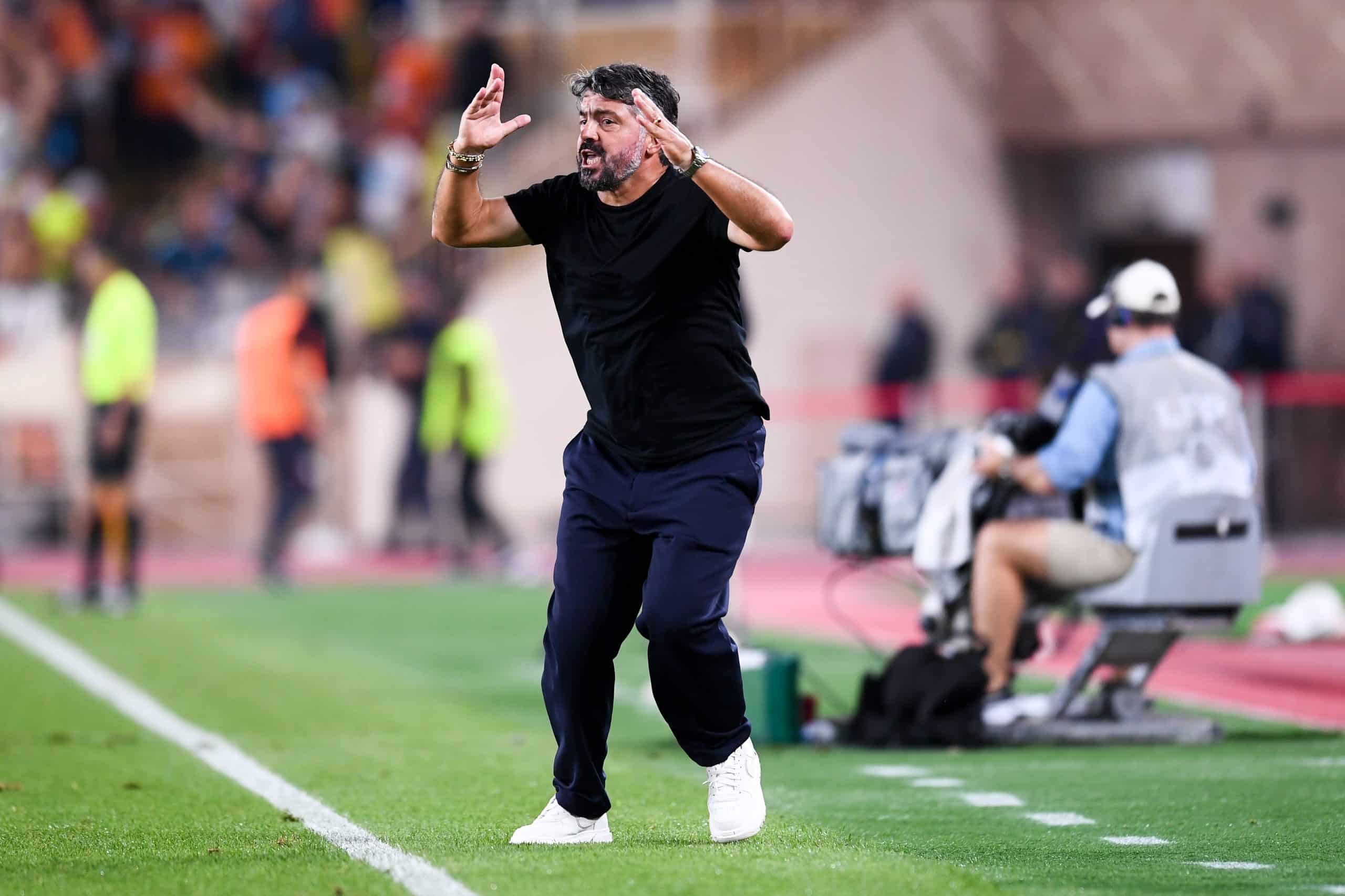 ASM – OM : la stat inquiétante après le premier match de Gattuso avec Marseille