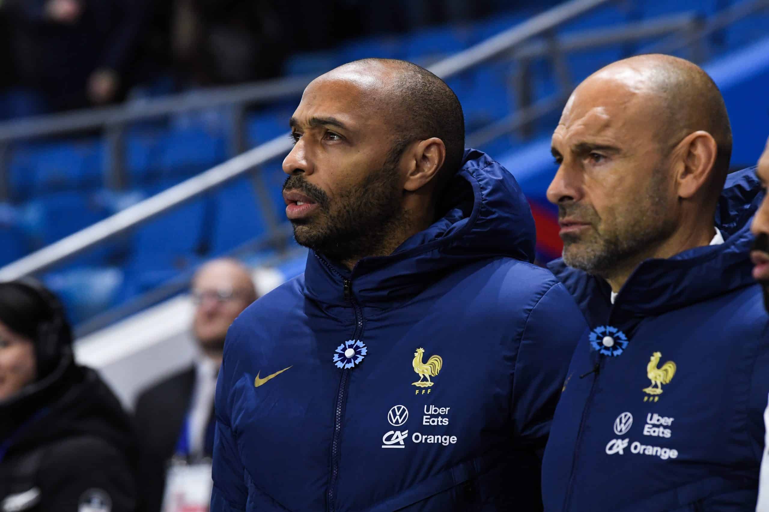 Thierry Henry déjà critiqué avec l’Equipe de France Espoirs