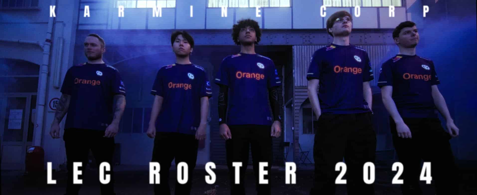 LEC 2024 : Les rosters complets avec la Karmine Corp et Vitality