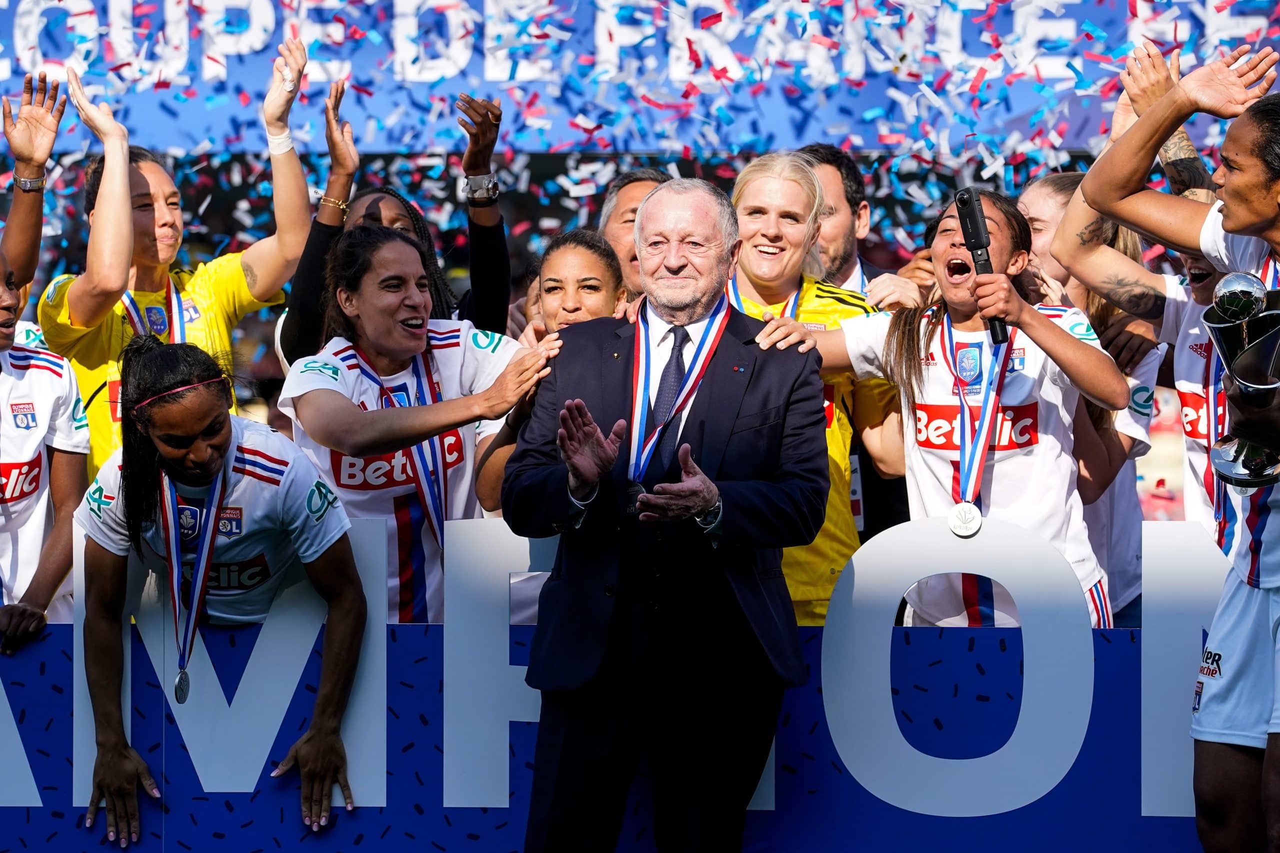 D1 Arkéma : Jean-Michel Aulas affiche de grandes ambitions pour le foot féminin
