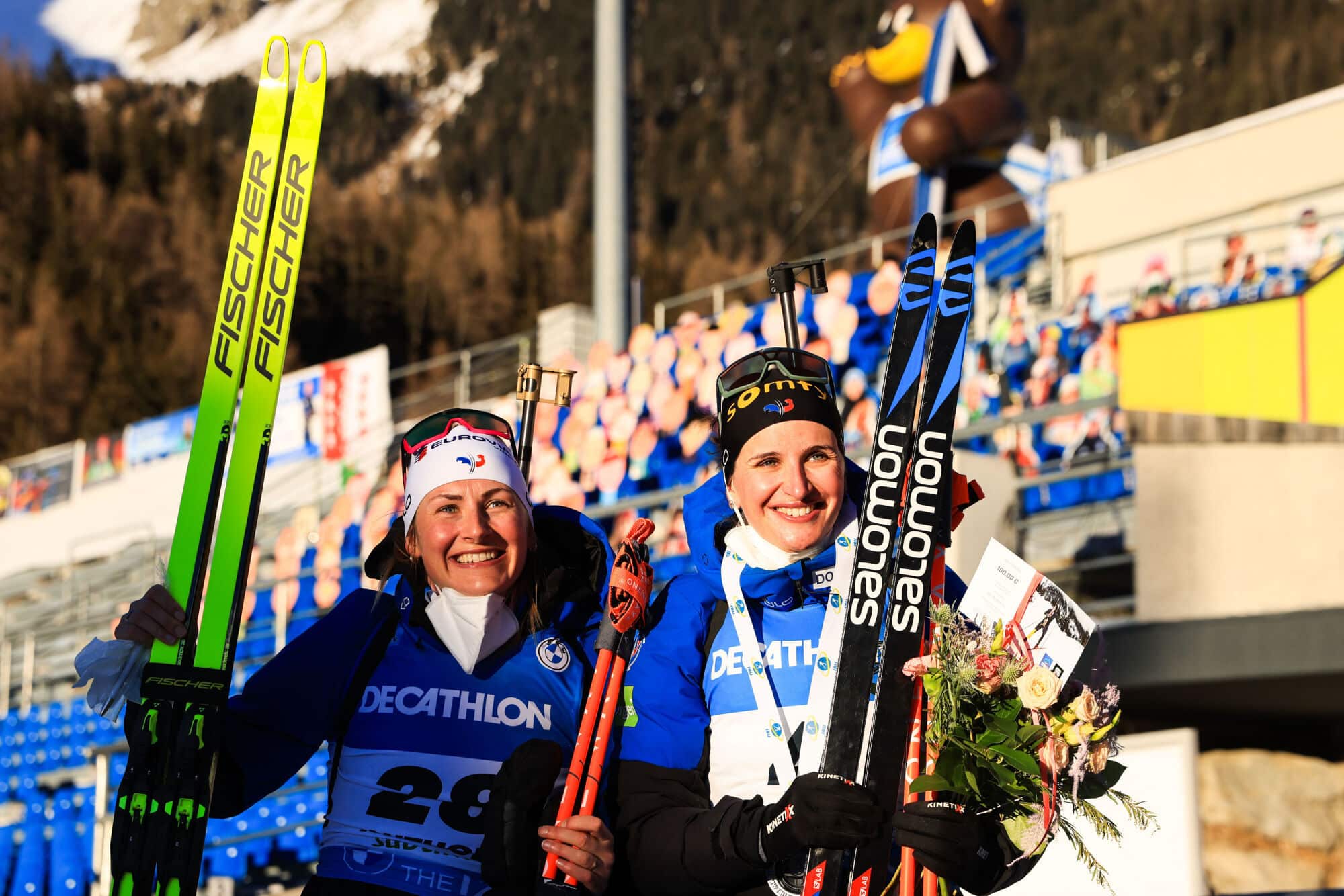 Biathlon : Comment Julia Simon et Justine Braisaz-Bouchet ont dominé la Coupe du Monde ce week-end