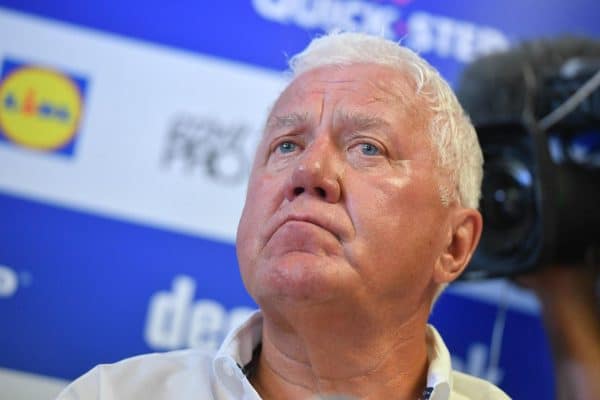 Patrick Lefevere menace de virer Julian Alaphilippe