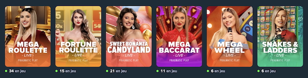 Testez le casino en direct directement sur votre mobile